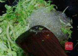圆白菜粉丝炒肉的做法图解11