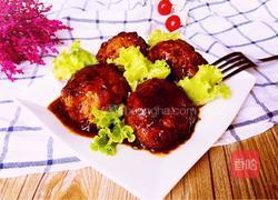 狮子头的做法图解12