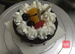 巧克力生日蛋糕的做法图解6