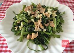 肉炒空心菜的做法图解8