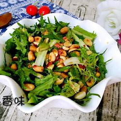 苦苣拌花生米的做法[图]