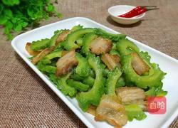 苦瓜炒五花肉的做法图解6