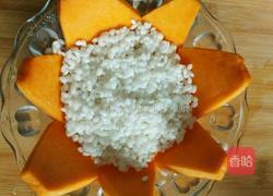 南瓜蒸糯米的做法图解4