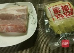 咸肉蒸素鸡的做法图解1