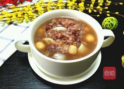 红豆百合莲子粥的做法图解1