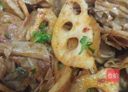 豆皮拌莲藕的做法图解3