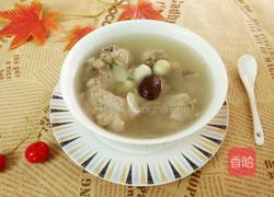 莲子百合排骨汤的做法图解6