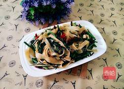 干豆腐炒韭菜的做法图解6