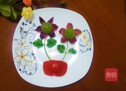 葡萄水果拼盘的做法图解2