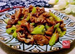 尖椒大肠的做法图解8