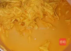 Illustration of how to make sweet potato cake 3