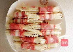 煎金针菇的做法图解3