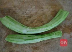 丝瓜炒馓子的做法图解1