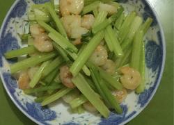 虾仁炒芹菜
