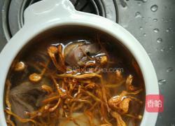 虫草花野鸭汤的做法图解2