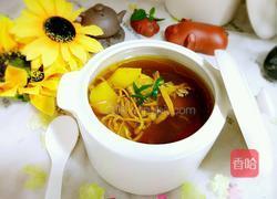 虫草花淮山排骨汤的做法图解1