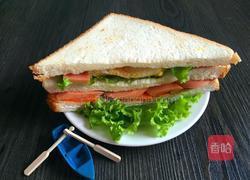 火腿鸡蛋三明治的做法图解6