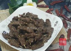 香辣牙签牛肉的做法图解7