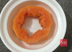 木瓜蒸蛋的做法图解2