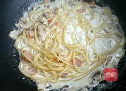 奶油蘑菇意面的做法图解7
