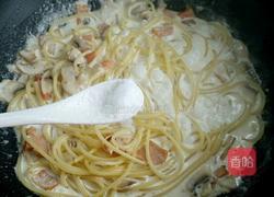奶油蘑菇意面的做法图解8