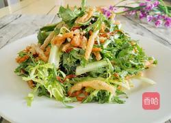 苦菊拌馓子的做法图解8