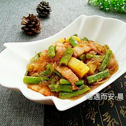 土豆豆角炖粉条的做法[图]