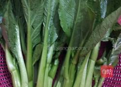 水煮菜心的做法图解1