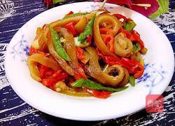 辣椒炒猪皮的做法图解13