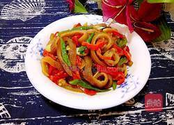 辣椒炒猪皮的做法图解14