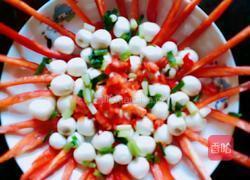 莲米柿子椒烩肉丝的做法图解1