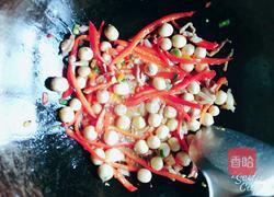 莲米柿子椒烩肉丝的做法图解3