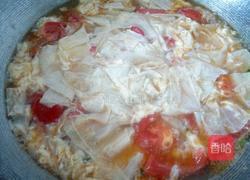 西红柿豆皮汤的做法图解6