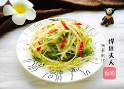 土豆丝炒青椒的做法图解9