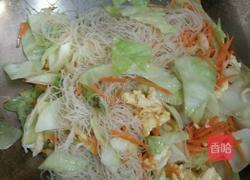 包菜鸡蛋炒粉丝的做法图解10