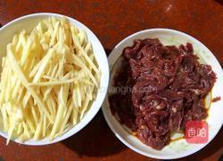 姜丝牛肉的做法图解5