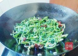 炝炒空心菜的做法图解6