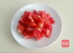 西红柿花菜的做法图解3