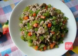 芹菜肉末的做法图解12