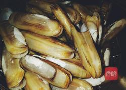 香辣蛏的做法图解1