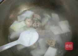 冬瓜烧丸子的做法图解4