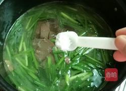 韭菜猪红汤的做法图解6