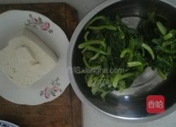 小白菜熬豆腐的做法图解1