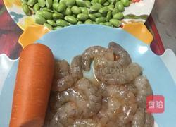 虾仁毛豆的做法图解1