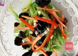 芹菜木耳的做法图解5