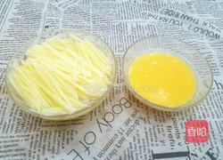 土豆鸡蛋丝的做法图解2