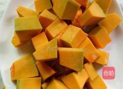 南瓜绿豆粥的做法图解3