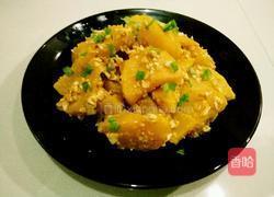 咸蛋南瓜的做法图解13