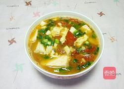 西红柿豆腐汤的做法图解7