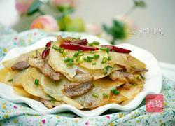 土豆炒肉片的做法图解7